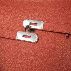 Pre Owned Hermes Capucine Togo Leather Palladium Hardware Jypsiere 34 Bag