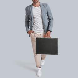 Hermes Naturel Carbon Fiber And Vache Leather Espace 42 Limited Edition Briefcase