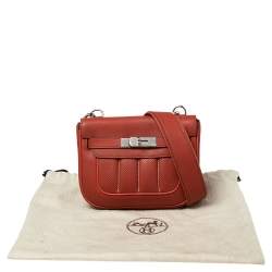 Pre Owned Hermes Brique Swift Leather Berline 21 Bag