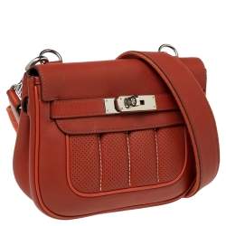 Pre Owned Hermes Brique Swift Leather Berline 21 Bag