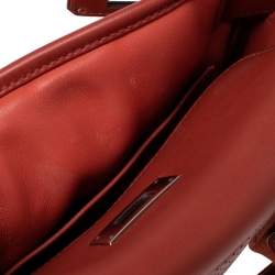 Pre Owned Hermes Brique Swift Leather Berline 21 Bag