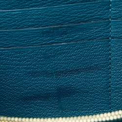 Hermes Vert Bosphore Chevre Mysore Leather Kelly Classic Wallet