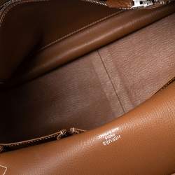 Pre Owned Hermes Gold Togo Leather Palladium Hardware Jypsiere 34 Bag