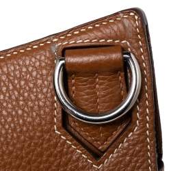 Pre Owned Hermes Gold Togo Leather Palladium Hardware Jypsiere 34 Bag