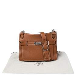 Pre Owned Hermes Gold Togo Leather Palladium Hardware Jypsiere 34 Bag