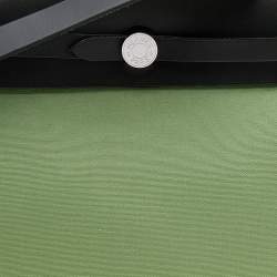 مملوكة مسبقًا حقيبة هيرمس هيرباغ  31 جلد وكانفاس كروشيه/أخضر كاكي بسحاب 