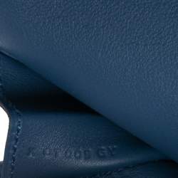 Pre Owned Hermés Bleu Agate Swift Leather Elan Jige 29 Clutch