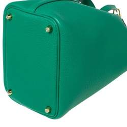 مملوكة مسبقًا حقيبة هيرمس بيكوتين لوك 18 جلد توغو أخضر نعناعي