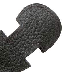 Pre Owned Hermes Canopee Clemence Leather Evelyne III TGM Bag