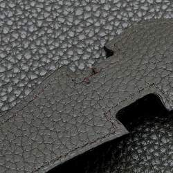 Pre Owned Hermes Canopee Clemence Leather Evelyne III TGM Bag