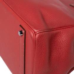 Hermes Bougainvillier Togo Leather Palladium Finish Birkin 40 Bag