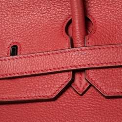 Hermes Bougainvillier Togo Leather Palladium Finish Birkin 40 Bag