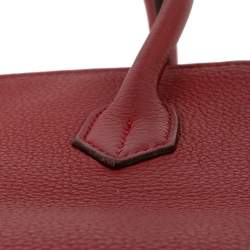Hermes Bougainvillier Togo Leather Palladium Finish Birkin 40 Bag