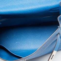 Hermes Mykonos Togo Leather Palladium Finish Kelly Retourne 35 Bag