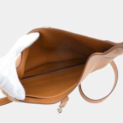 Pre Owned Hermes Trim 31 Evercolor Gold Y Engraved