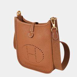 Pre Owned Hermes Gold ClÃ©mence Evelyne TPM GHW