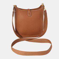 Pre Owned Hermes Gold ClÃ©mence Evelyne TPM GHW