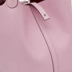 Pre Owned Hermes Mauve Sylvestre/Rogue H/Jaune de Naples Epsom Leather Picotin Lock Tressage MM Bag