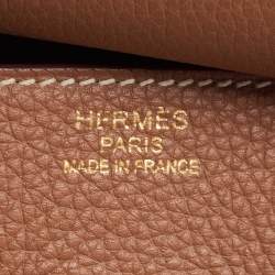 Hermes Gold Togo Leather Gold Finish Birkin 35 Bag