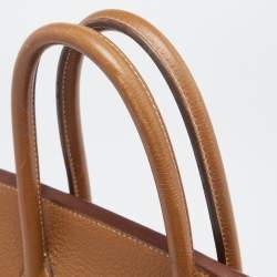 Hermes Gold Togo Leather Gold Finish Birkin 35 Bag