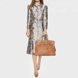 Hermes Gold Togo Leather Gold Finish Birkin 35 Bag