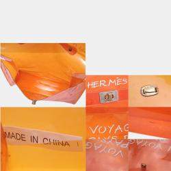 Pre Owned Hermes Vinyl Kelly Orange Bag