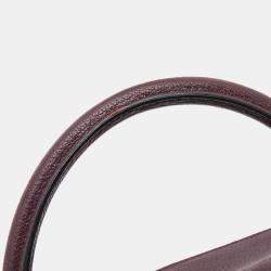 Hermes Violet Chevre de Coromandel Leather Palladium Plated Kelly 32 Bag