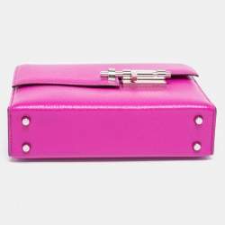 Pre Owned Hermès   Magnolia Chevre Mysore Mini Verrou Chaine Bag