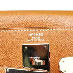 Pre Owned Hermes Gold-Finish Hardware Kelly Retourne 32