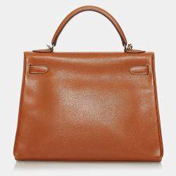 Pre Owned Hermes Gold-Finish Hardware Kelly Retourne 32