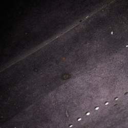 Pre Owned Hermes Prunoir Clemence Leather Evelyne III GM Bag