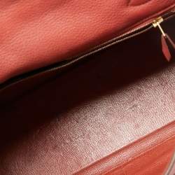 Hermes Sienne Togo Leather Gold Finish Retourne Kelly 32 Bag