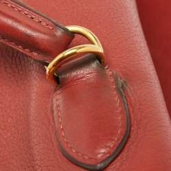 Hermes Sienne Togo Leather Gold Finish Retourne Kelly 32 Bag