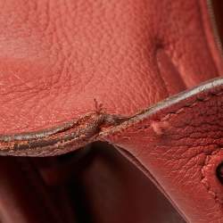 Hermes Sienne Togo Leather Gold Finish Retourne Kelly 32 Bag