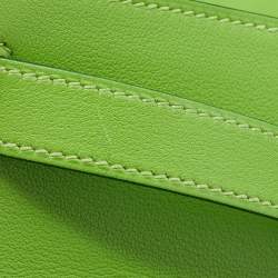 Hermes Anis Green Swift Leather Gold Hardware Kelly Retourne 28 Bag