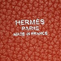 مملوكة مسبقًا Hermes Cuivre Clemence Leather Picotin Lock 18 Bag