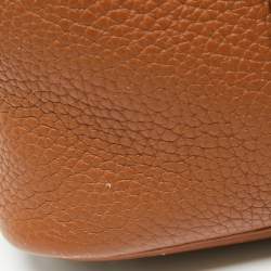 Pre Owned Hermes Gold Clemence Leather Picotin Lock 22 Bag