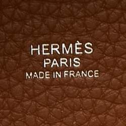 Pre Owned Hermes Gold Clemence Leather Picotin Lock 22 Bag