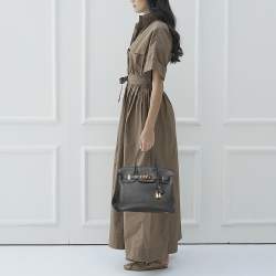 Hermes Black Togo Leather Gold Finish Birkin 30 Bag