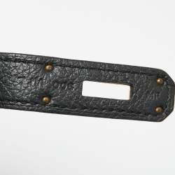 Hermes Black Togo Leather Gold Finish Birkin 30 Bag