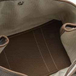 Pre Owned Hermes Etoupe Grey Negonda Leather Garden Party 36 Bag