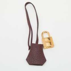Hermes Bordeaux Togo Leather Gold Plated Hardware Birkin 30 Bag