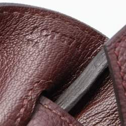 Hermes Bordeaux Togo Leather Gold Plated Hardware Birkin 30 Bag