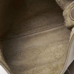 Pre Owned Hermes Etoupe Togo Leather Evelyne III PM Bag