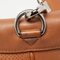 Pre Owned Hermes Gold Swift Leather Palladium Finish Berline Bag