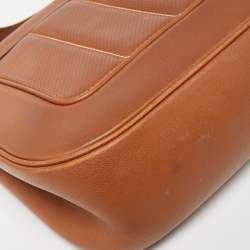 Pre Owned Hermes Gold Swift Leather Palladium Finish Berline Bag