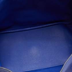 Pre Owned Hermes Electric Bleu Togo Leather Lindy 34 Bag