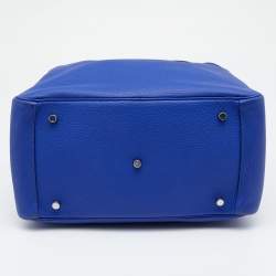 Pre Owned Hermes Electric Bleu Togo Leather Lindy 34 Bag