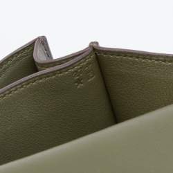 Pre Owned Hermes Etain Evercolor Palladium Plated Constance 24 Bag