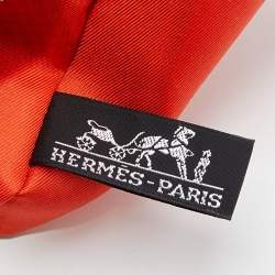 Pre Owned Hermes Multicolor Pégase Pop Silk and Leather Silky City 33 Bag